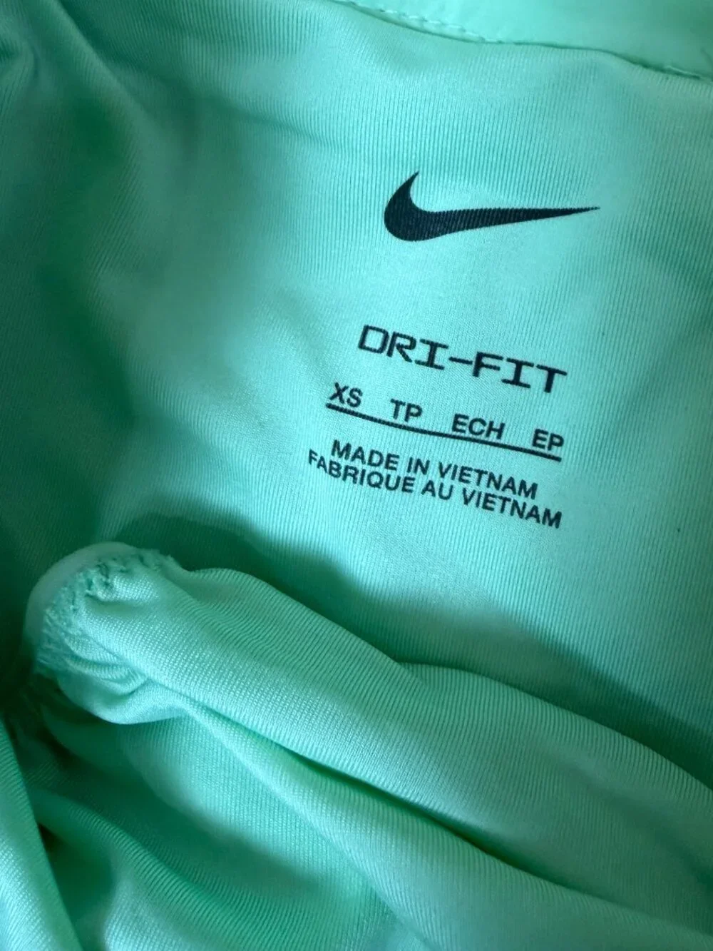 NIKE Dri Fit Lime Green Running Shorts Lined Lightweight Size XS